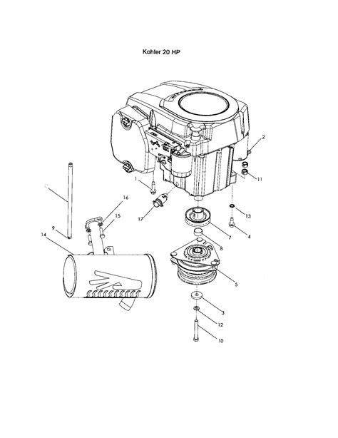 kohler engine parts diagram 